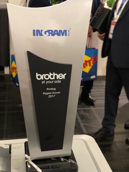 Brother erhielt von Ingram Micro den Preis in der Kategorie 