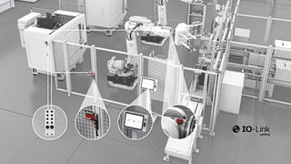 Euchner kombiniert seine robusten Sicherheitskomponenten mit den Vorteilen der sicheren Kommunikation über IO-Link Safety. (Bild: Euchner GmbH + Co. KG)