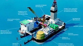 Mietkälte sorgt für konstanten Betrieb während der Wartungsarbeiten auf der Ölbohrinsel. (ACR)