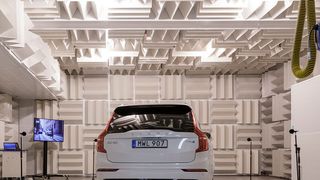 Im Soundlabor werden Töne für E-Autos komponiert. (Volvo)