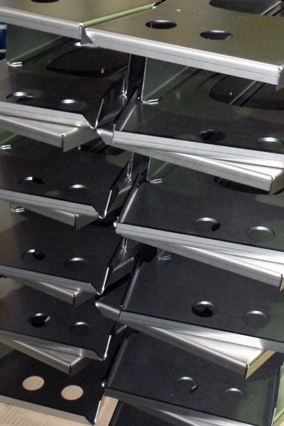 Blechbearbeitung, mechanische Bearbeitung und Schweissarbeiten in einem. (Bild: Bolliger)