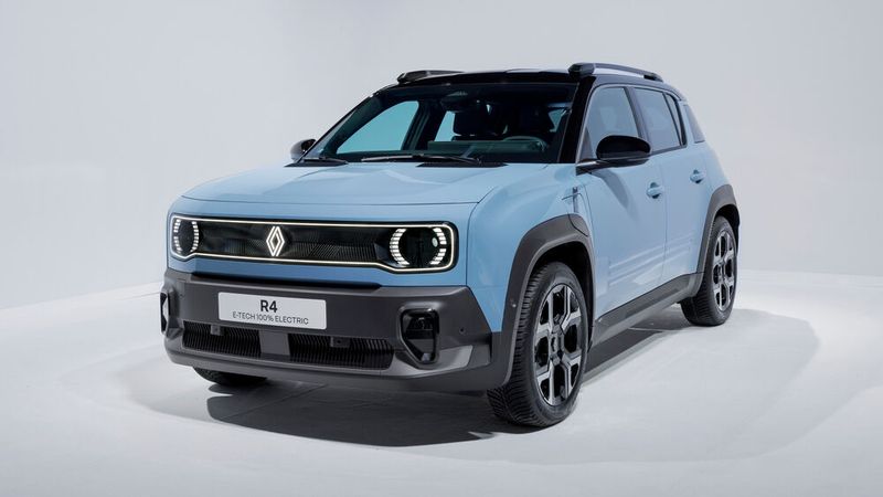 Das neue R4-Modell setzt auf Crossover-Styling. (Bild: Renault)