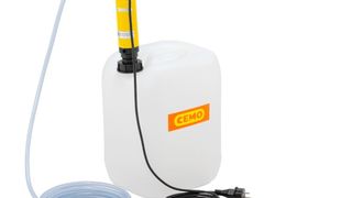 Für Desinfektionsaufgaben mit begrenztem Radius ist ein 20 l Kanister-Pumpenset ideal geeignet. (Cemo)