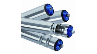 Der elektrisch leitende Kunststoff PAS-PP ermöglicht eine kundenspezifische Farbgebung von Komponenten für Tragrollen in Förderanlagen. Bild: Faigle (Archiv: Vogel Business Media)