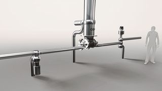 Mit dem neuen, von GEA patentierten No Intervention Fines Return System (FRS) werden die Cleaning-in-Place-Prozesse der Feinpulver-Rückführung in Sprühtrocknern automatisiert.  (Bild: GEA)