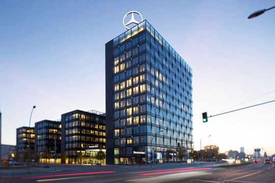 Die Mercedes-Benz-Zentrale in Berlin. (Bild:  Mercedes-Benz AG)