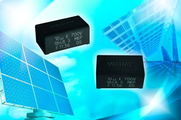 Polypropylen-Filmkondensatoren MKP1848: für den Einsatz als DC-Link in LED-Stromversorgungen bis hin zum 50-kW-Batterieladegerät. (Bild: Vishay)