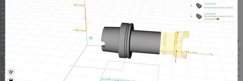 3D-Komplettwerkzeugzusammenbau in TDM 2017 Global Line: Dank intuitiver Nutzerführung lässt sich Werkzeug mit nur wenigen Klicks konfigurieren.(Bild:  TDM Systems)