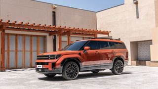 Hyundai nennt noch keine konkreten Preise für den SUV „Santa Fe“. (Bild: Hyundai)