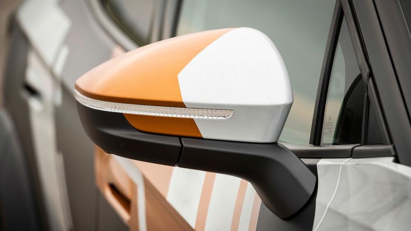 Die auffällige Lackierung in drei Farben rundet das Gesamtbild des Xtreme ab. (Bild: Autoren-Union Mobilität/Volkswagen)