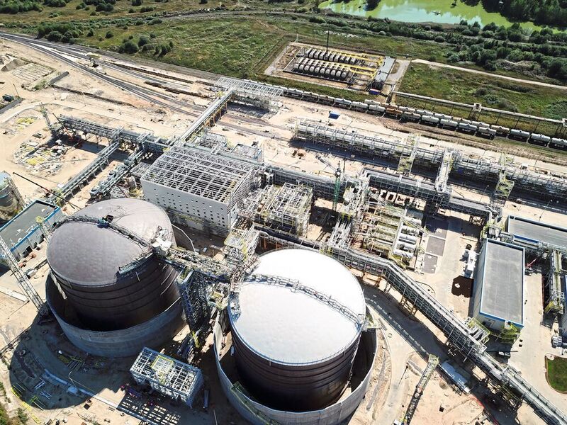 The new fertilizer plant has a capacity of 2890 tonnes of ammonia per day. (Eurochem)