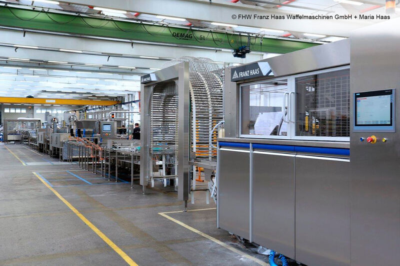 FHW Franz Haas Waffelmaschinen hat eine intelligente Lösung für die Waffelproduktion entwickelt, die mit Siemens-Technik sicherer und schneller wird. (FHW Franz Haas Waffelmaschinen GmbH/Maria Haas)