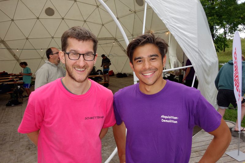 (l.) Peter Gottstein, Metzler:Vater, und Giselher Drießler, Fujitsu, sind Teamleiter in ihren Gruppen. (Bild: IT-BUSINESS)