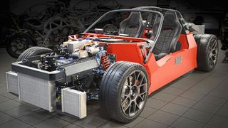 Ariel rüstet sich für die E-Mobilität und entwickelt den Hipercar, ein Hybridfahrzeug. (Bild: Ariel Motors)