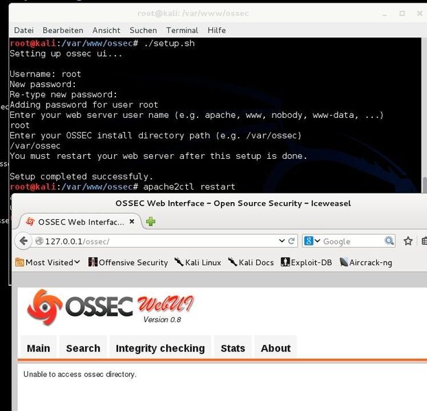 Auch OSSEC kann als SIEM im Netzwerk eingebunden werden. (Joos)