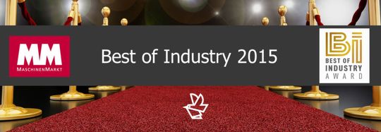 Unsere Schwesternmarke MM Maschinenmarkt verleiht am 18. Februar 2016 im Vogel Convention Center in Würzburg den Award Best of Industry 2015.(VBM)