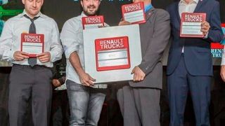 Die Gewinner aus Isernhagen (v. li.): Christian Dülken, Mario Gomez Bastida, Timo Niemann und Ralf Schiller. (Matthieu Chandelier)