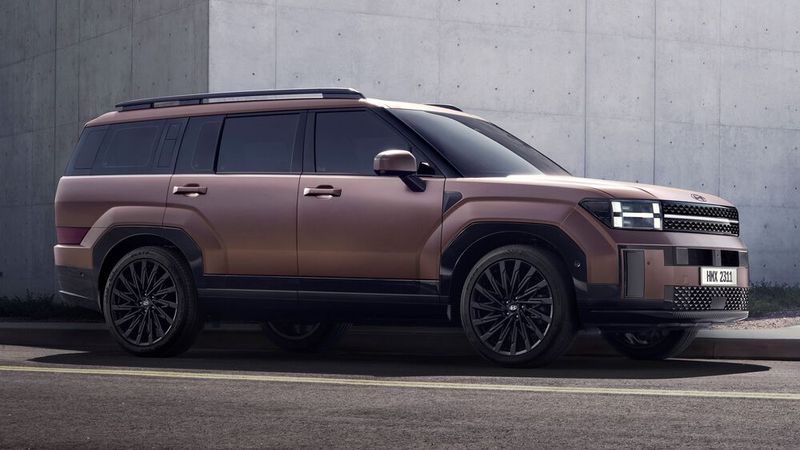 Die brandneue Santa-Fe-Generation bekommt bereits ihren ersten Rückruf.(Bild:  Hyundai)