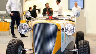 Diesen „HotRod“ von Wenckstern hat Jungheinrich zum Elektroauto umgerüstet. (Bild: Jungheinrich)