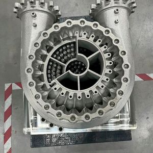 Durch den Druck des Bauteils als monolithisches Ganzes eliminiert LEAP 71 die Herausforderung, Hunderte standardisierter Teile zu montieren, die alle hochpräzise bearbeitet und abgedichtet werden müssten.(Bild:  Nikon SLM)