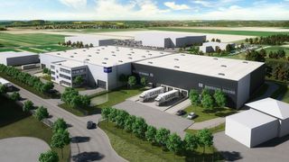 Bei München entsteht derwzeit eine Immobilie für mehrere Unternehmen.  (Garbe Industrial Real Estate)