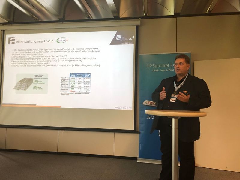 Ralph Koch (COS) stellte die neu gegründete BU Datacenter vor. (Vogel IT-Medien GmbH)