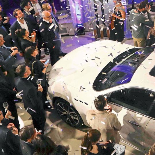 Volles Haus im Markenschauraum am Odeonsplatz.(Bild:  Brauer Photos / V. Simon)