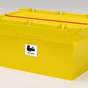 Die stark steigende Nachfrage nach Li-Ion-Batterien erfordert mehrwegtaugliche individuelle Verpackungslösungen, die den Gefahrgutanforderungen entsprechen und hohe Sicherheit bieten.  (Bild:  SSI Schäfer Plastics)