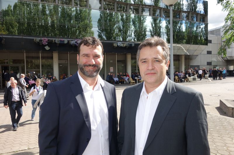 (l.) Yves Plaire und Alexander Rabinowitsch, S&K (Bild: IT-BUSINESS)
