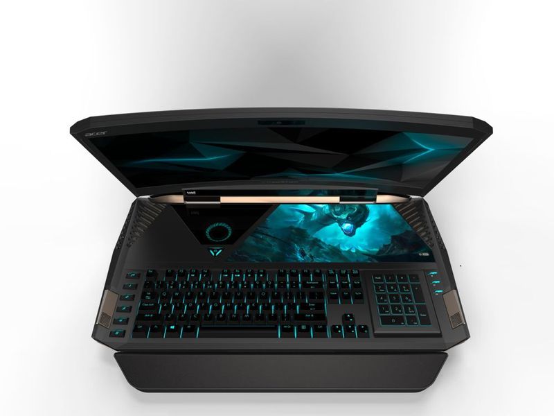 Ein Notebook-Monster mit absoluter High-End-Hardware, Eye Tracking und 21-Zoll-Curved-Screen: Acer Predator 21X. (Acer)