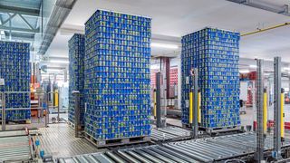 ...Das Westfalia-Lagerkonzept bei Locher beinhaltet Dosen, Einweg- und Mehrwegflaschen, KEG-Fässer, Verpackungsmaterial, Handelsware und Brauerei-Werbeartikel. (Bild: Westfalia Logistic Solutions Europe)