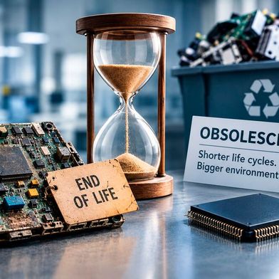 On November 10 at electronica 2026 in Munich: COGD Invites You to an International Obsolescence Forum Featuring a Panel Discussion and Expert Presentations. (Bild: Dall-E / KI-generiert)