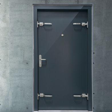 Innenansicht einer Schutzraumtür. (Bild: Hodapp GmbH & Co. KG )