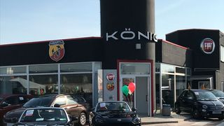 Das Autohaus König hat den ehemaligen Erfurter Toyota-Standort in drei Monaten zur Fiat-Filiale umgebaut. (Bild: Dirk Schumacher)