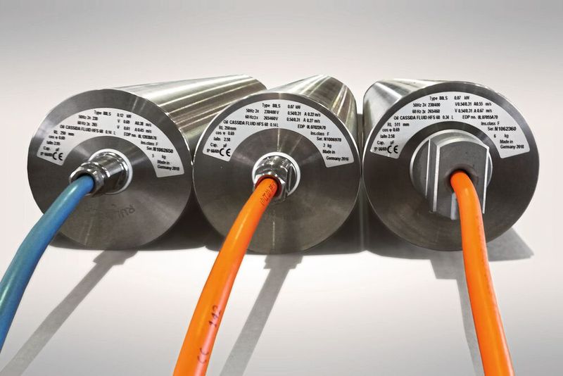 Motorhersteller wie Rulmeca bietet alle gängigen Achsdurchmesser an, sodass Anwender hier auf jeden Fall auch „ihren“ Motor finden. (Bild: Rulmeca )