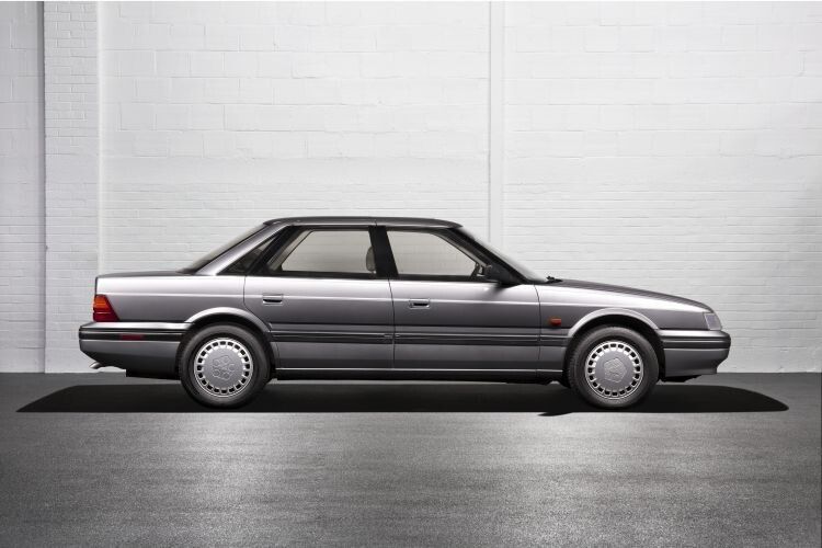 Ein Rover 800, gebaut von 1986 bis 1991. 1994 übernahm BMW die Reste der einst großen englischen Automobilindustrie und nahm das Schicksal vorweg, das Daimler mit Chrysler noch blühen sollte. (Foto: BMW Group)