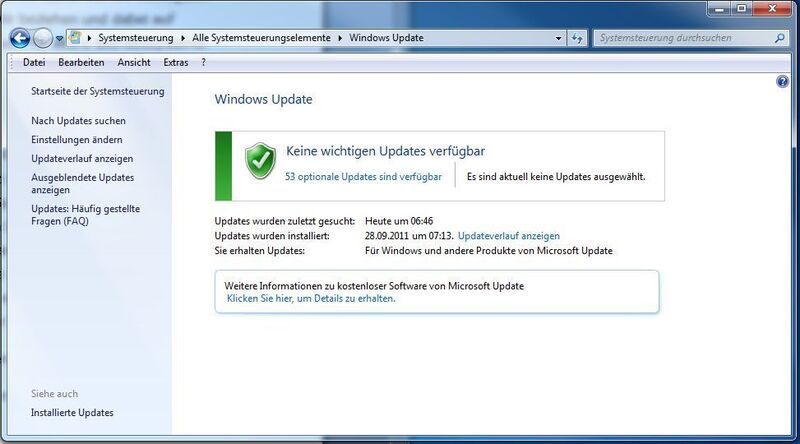 „Windows Update“ informiert Sie über anstehende Sicherheitsupdates und andere wichtige Patches. (Archiv: Vogel Business Media)