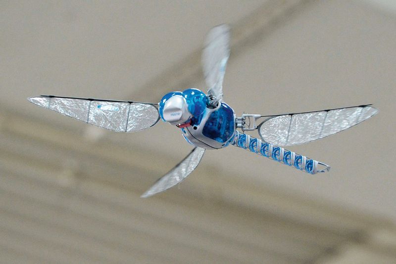 Les drones prennent des formes de plus en plus diverses et la miniaturisation de l'éléctronique assure de belles surprises pour cette édition 2015. (Image: Hannover Messe)