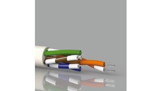 Das Kabel CAT-5e-Chain PUR Flex UTP-C kann aufgrund seiner Konstruktion problemlos in Schleppketten eingesetzt werden. (Bild: Kabeltronik)