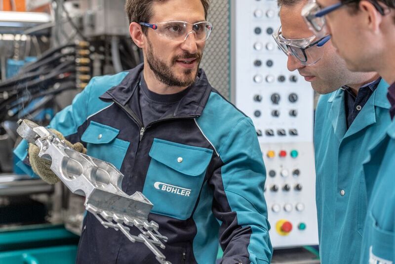 Process optimization and trials in the Bühler die casting technology center in Uzwil. (Bühler Group)