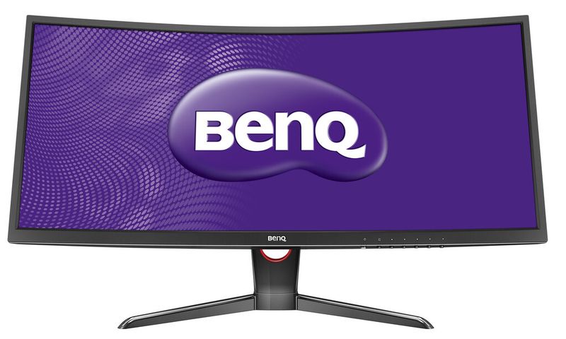 Das 35-Zoll-AMVA-Panel im Benq XR3501 liefert eine Auflösung von 2.560 x 1.080 Bildpunkten. Spieler soll das 21:9-Display auch durch die 144-Hz-Wiederholfrequenz und eine schnelle Reaktionszeit ansprechen. (Bild: Benq)