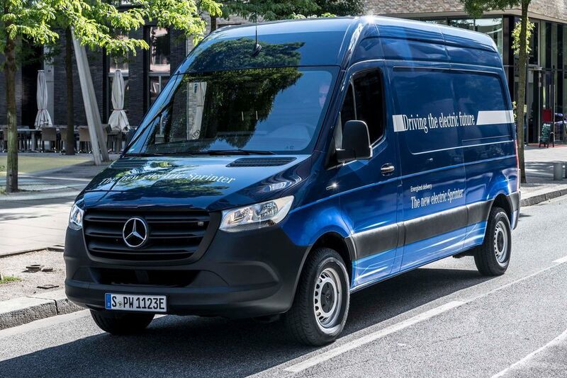 2019 bringt Mercedes den E-Sprinter auf den Markt. (Daimler)