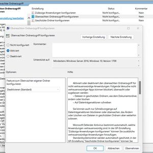 Der überwachte Ordnerzugriff spielt auch in Windows 11 23H2 weiterhin eine wichtige Rolle.(Bild:  Microsoft / Joos)