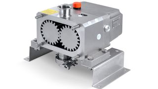 Die speziell für Abfüllaufgaben entwickelte Drehkolbenpumpe kann ein breites Spektrum an Dosieraufgaben von der reinen Förderung bis zur komplexen Dosierstrecke für mittel- bis hochviskose Medien lösen.  (Bild: Lewa)