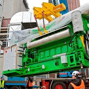 Vor wenigen Wochen wurden die Zwölf-Zylinder-Motoren angeliefert – nun sind die neuen Blockheizkraftwerke in Düsseldorf in Betreib genommen worden.