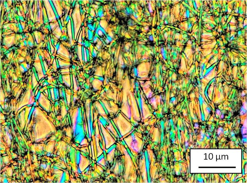 Mikroskopische Aufnahme der Nanodrähte.  (Arbeitsgruppe Uwe Hartmann)