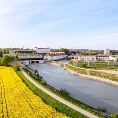 Verbund's hydropower plant in Toeging, Germany.  (Source: Verbund/Johannes Wiedl)