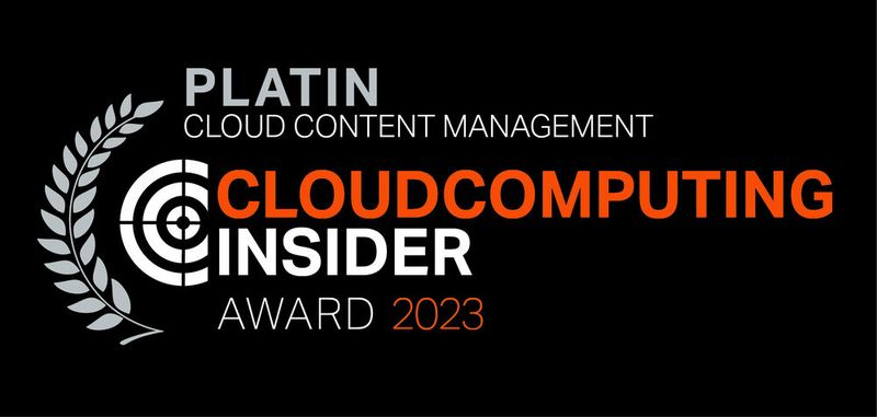 Cloud Content Management – Platin: ONLYOFFICEÜber ONLYOFFICEMit über 10 Millionen Benutzern weltweit gehört ONLYOFFICE zu den führenden Open-Source-Plattformen für Online-Kollaboration und Dokumentenbearbeitung. Die leistungsstarke Online-Office-Suite bietet umfassende Möglichkeiten für Zusammenarbeit in Echtzeit, vollständige Kompatibilität mit MS-Office-Formaten, zahlreiche Sicherheitsfeatures sowie Hosting auf eigenen Servern.Weitere Informationen über ONLYOFFICE finden Sie unter onlyoffice.com/de (Bild: Vogel IT-Medien)
