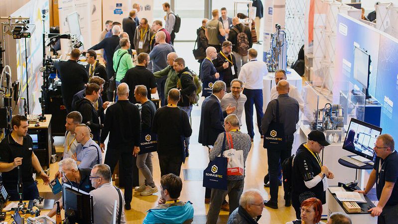 Insgesamt 550 Teilnehmer kamen am 6. November 2024 in das Internationale Congress Center zur Schraubtec nach Dresden.(Bild:  Stefan Stark/VCG)