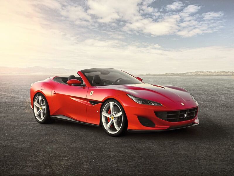Der Ferrari Portofino ist 80 Kilogramm leichter und gleichzeitig 35 Prozent steifer als das auslaufende Vorgängermodell California T.  (Ferrari)
